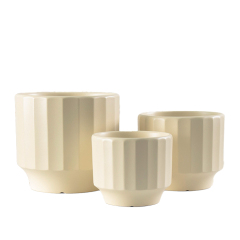 3PCS set ceramic planter pots