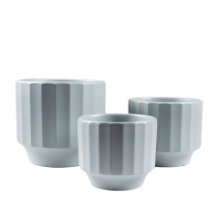 3PCS set ceramic planter pots