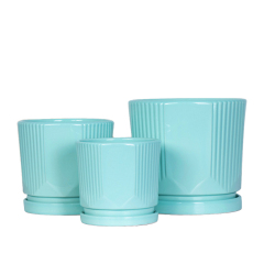 3PCS set ceramic planter pots