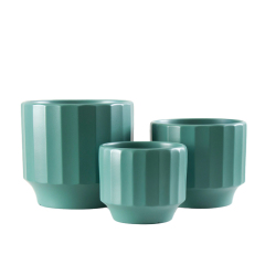 3PCS set ceramic planter pots