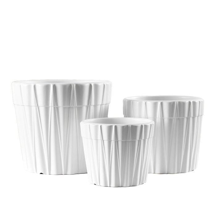 3PCS set ceramic planter pots
