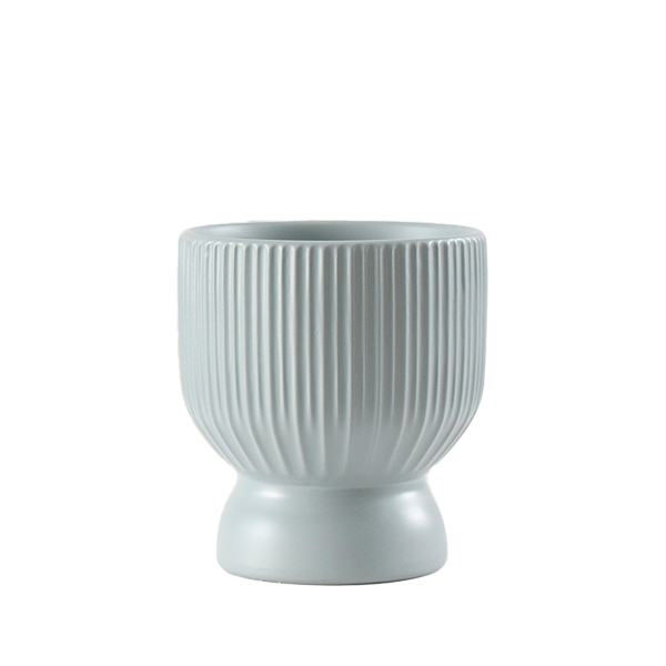 Matte glaze ceramic planter