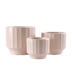 3PCS set ceramic planter pots