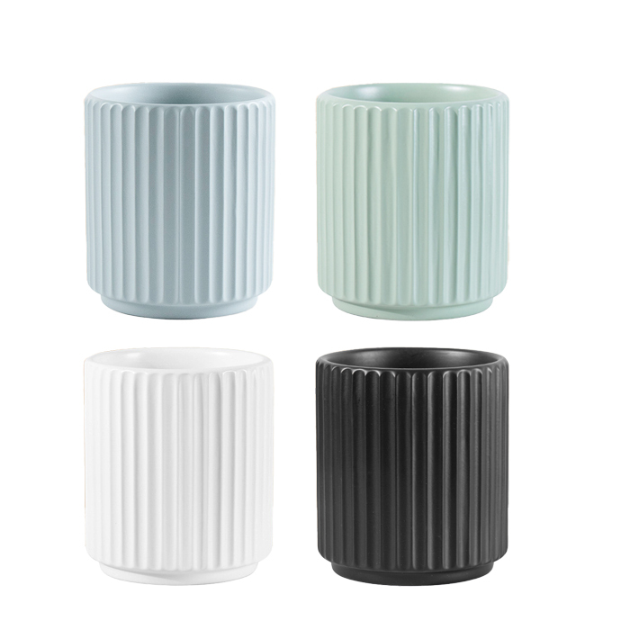 Cylinder Ceramic Plant pot