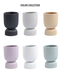 Unique design ceramic planter pot