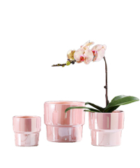 3PCS set Pearlised glaze ceramic pots