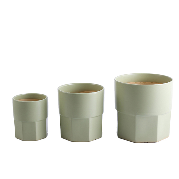 3PCS set ceramic planter pots