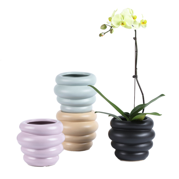 Unique design ceramic planter pot