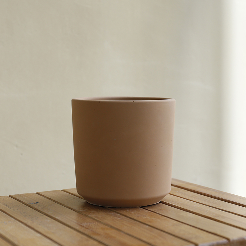JL9001 Classic designed pastel colors cement pots and planters