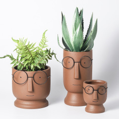 JYW004 Head design cement plant pots