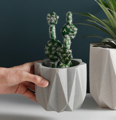 JYW003 Best selling nordic style cement pots with sands effect