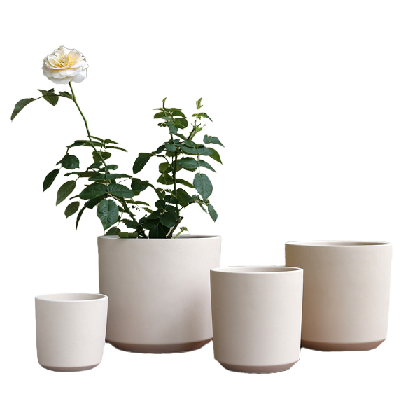JL9001 Classic designed pastel colors cement pots and planters