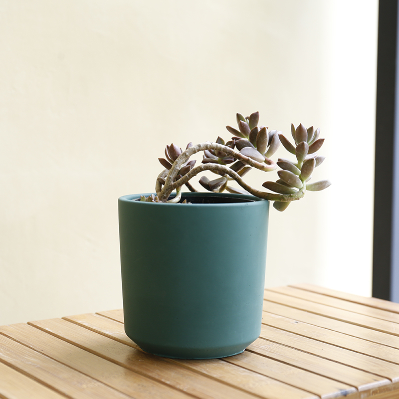 JL9001 Classic designed pastel colors cement pots and planters