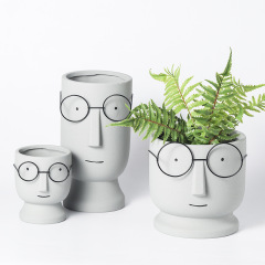 JYW004 Head design cement plant pots