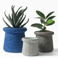 JYW100 Sponge finish cement plant pots
