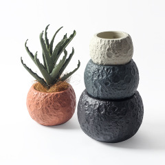 JYW115 Ball shaped cement planter pot