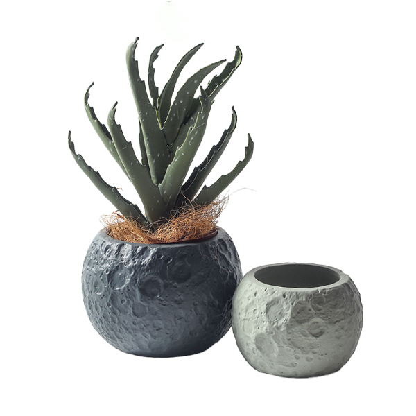 JYW115 Ball shaped cement planter pot