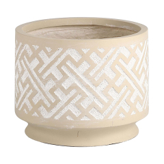 JLFX126906 Geometry design fiberclay garden planters