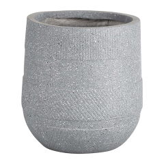 JLFX126909 Grey fiberclay planter pots for outdoor use