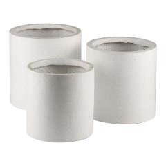 JLFX126921 Classic cylinder fiberlay planter pots