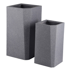 JLFX126928 Geometric large size fiberclay planter pots