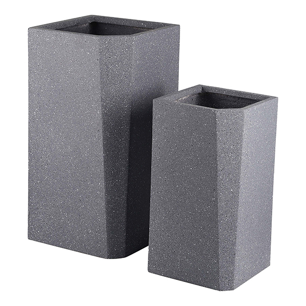JLFX126928 Geometric large size fiberclay planter pots