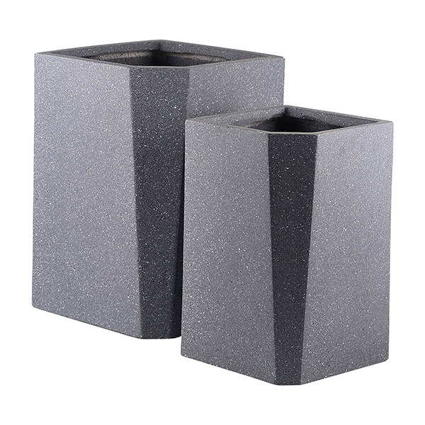 JLFX126928 Geometric large size fiberclay planter pots