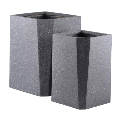 JLFX126928 Geometric large size fiberclay planter pots