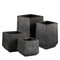 JLFX126926 Trapezoide fiberclay planters for indoor and outdoor use