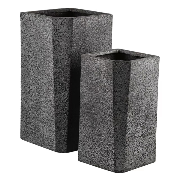JLFX126928 Geometric large size fiberclay planter pots