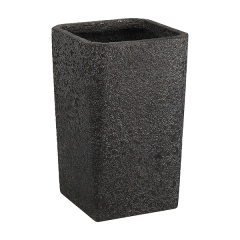 JLFX126929 Taper square textured fiberclay planter