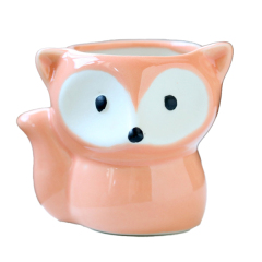 JLSG3319 Fox Animal mini ceramic succulent planters