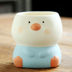 JLSG3329 Pengium animal ceramic succulent pots