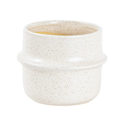 JLYF3917 Speckle glazed unique design ceramic planter pot