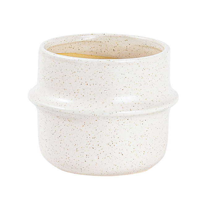JLYF3917 Speckle glazed unique design ceramic planter pot
