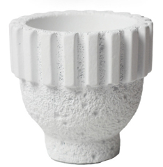JYW144 Lava effect unique design cement pot for indoor garden