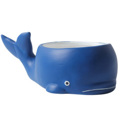 JYW2100 Whale design indoor garden ceramic pot