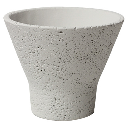JYW121 Stone effect cement plant pot