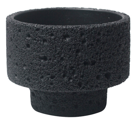 JYW145 Lava effect unique design cement pot for indoor garden