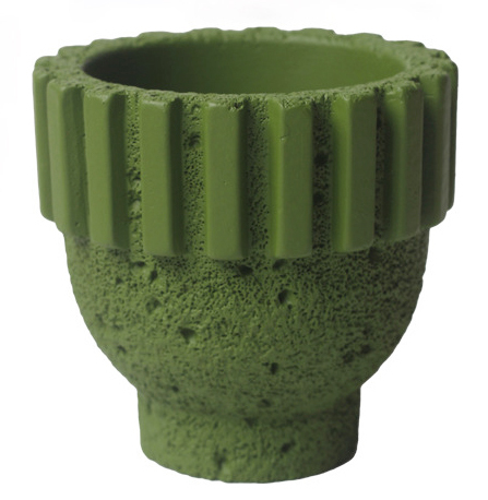 JYW144 Lava effect unique design cement pot for indoor garden
