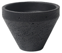 JYW125 Stone effect tapered cement plant pot