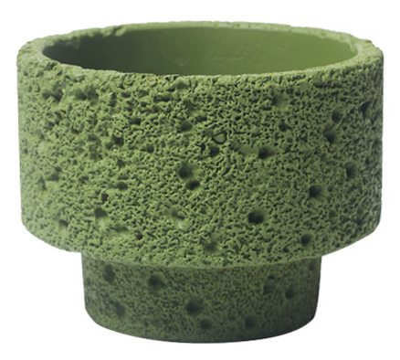 JYW145 Lava effect unique design cement pot for indoor garden