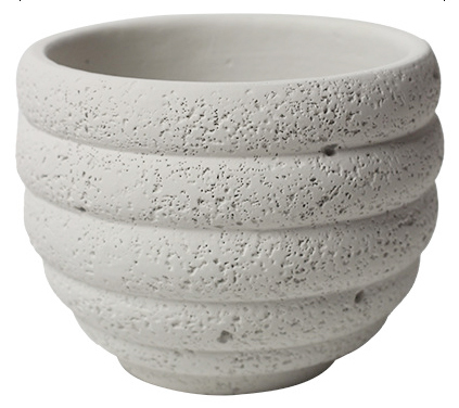 JYW127 Stone effect textured cement plant pot