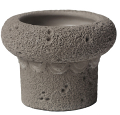 JYW143 Lava effect indoor cement pots
