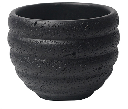 JYW127 Stone effect textured cement plant pot