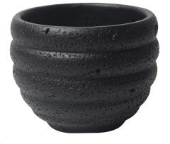 JYW127 Stone effect textured cement plant pot