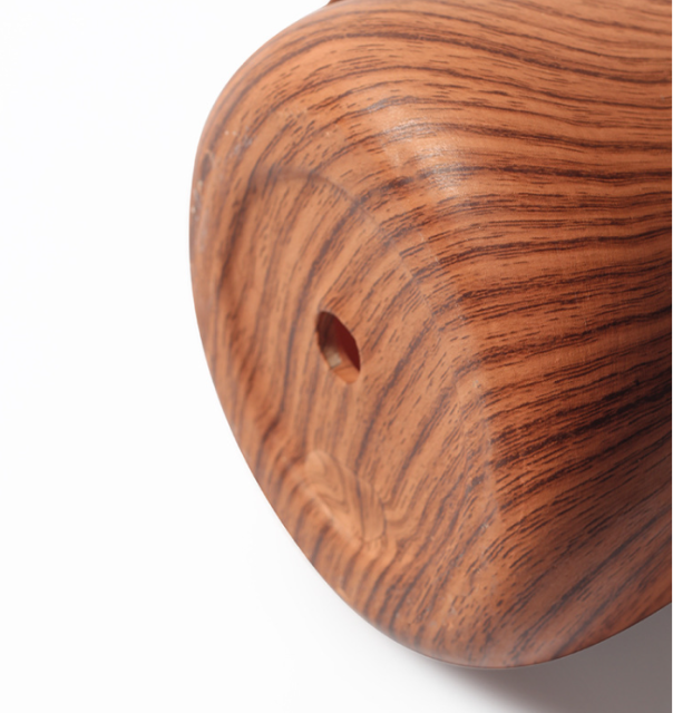 JYW2117 Wooden finish ceramic planter pots for indoor use