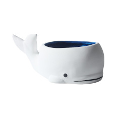 JYW2100 Whale design indoor garden ceramic pot