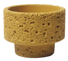 JYW145 Lava effect unique design cement pot for indoor garden