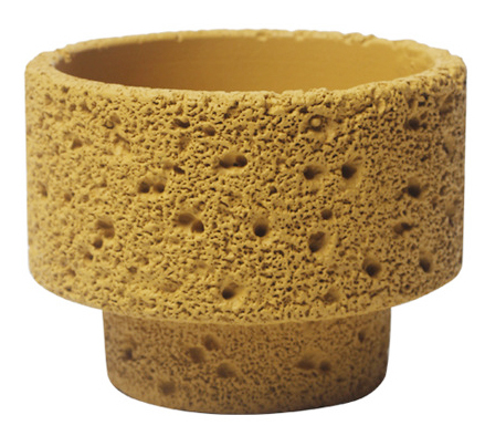 JYW145 Lava effect unique design cement pot for indoor garden